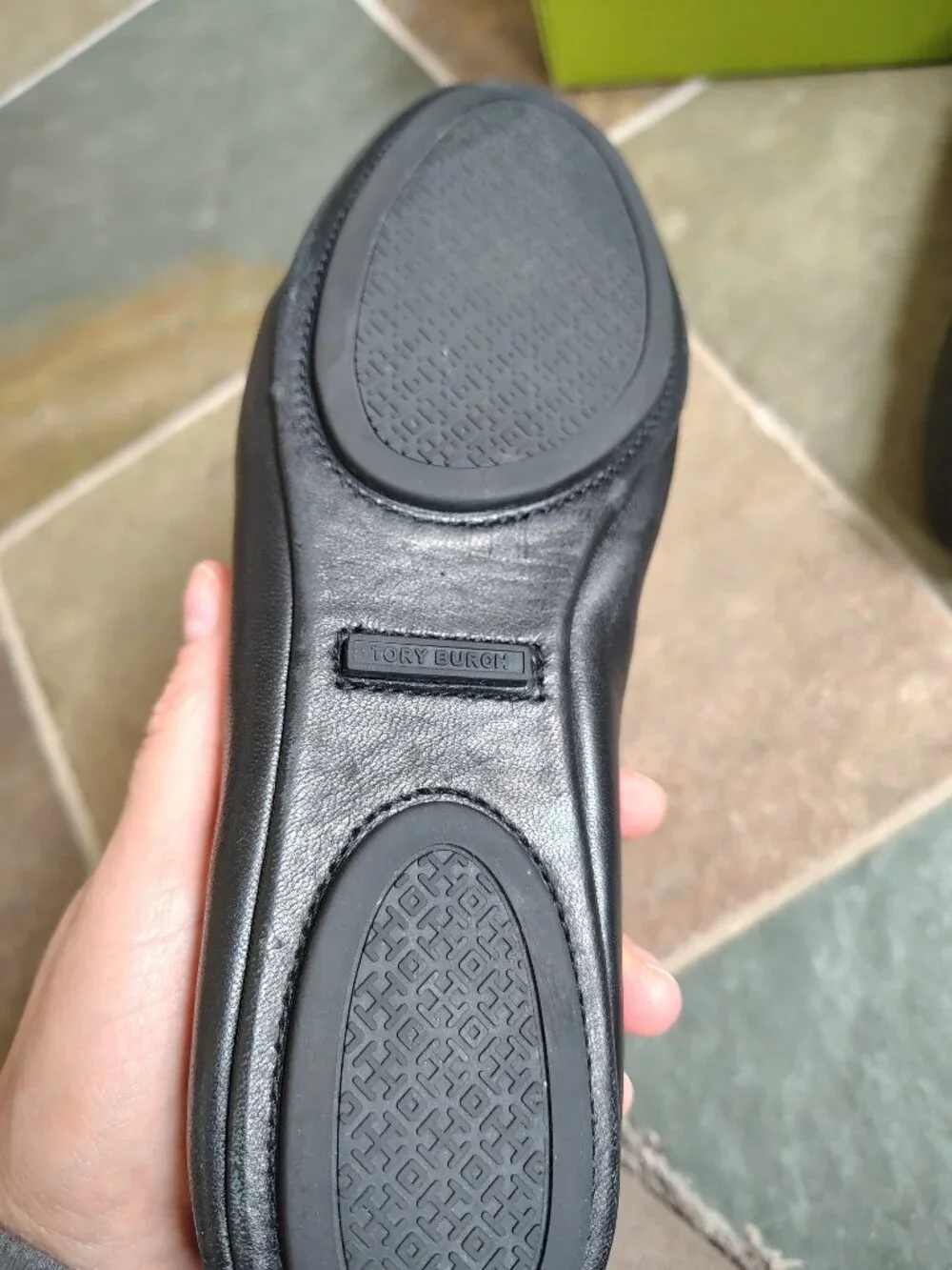 Tory Burch Minnie Travel Ballet Flat Black